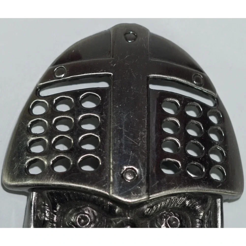 Skeleton Skull Warrior Belt Buckle